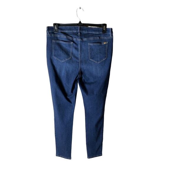 Jennifer Lopez Skinny Jeans Women's Size 16 Distressed Whiskers Stretch Faded - Picture 2 of 12